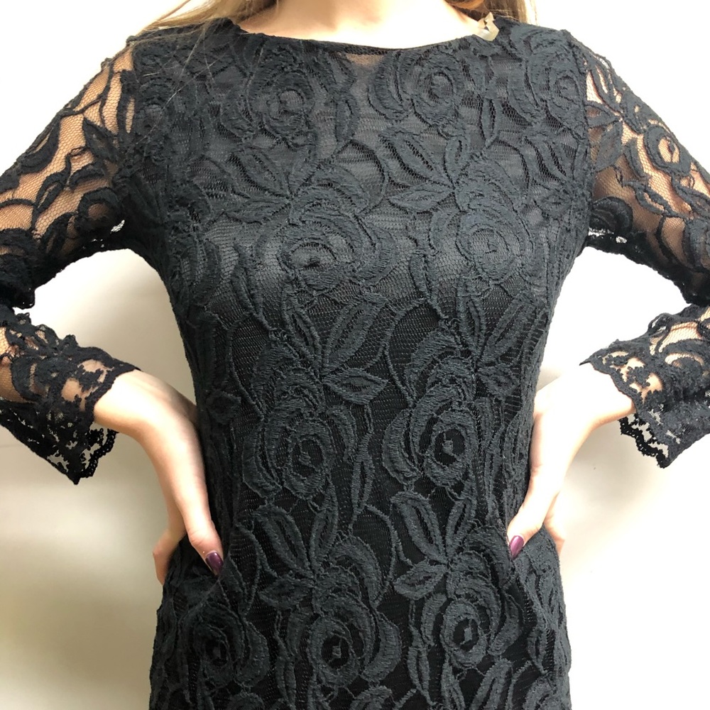 Beautiful Black Lace dress - Picture 4 of 7